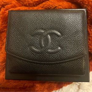 Chanel Caviar Compact Wallet